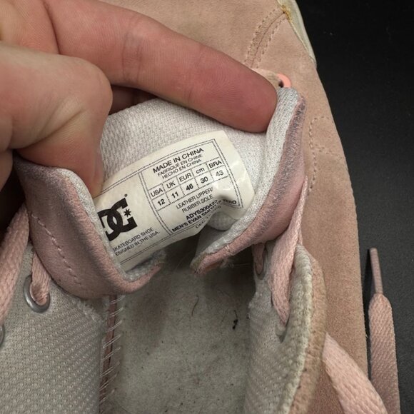DC Shoes Evan Smith Hi Zero – Pink Suede – Men’s 12 (EU 46) - Picture 2 of 2